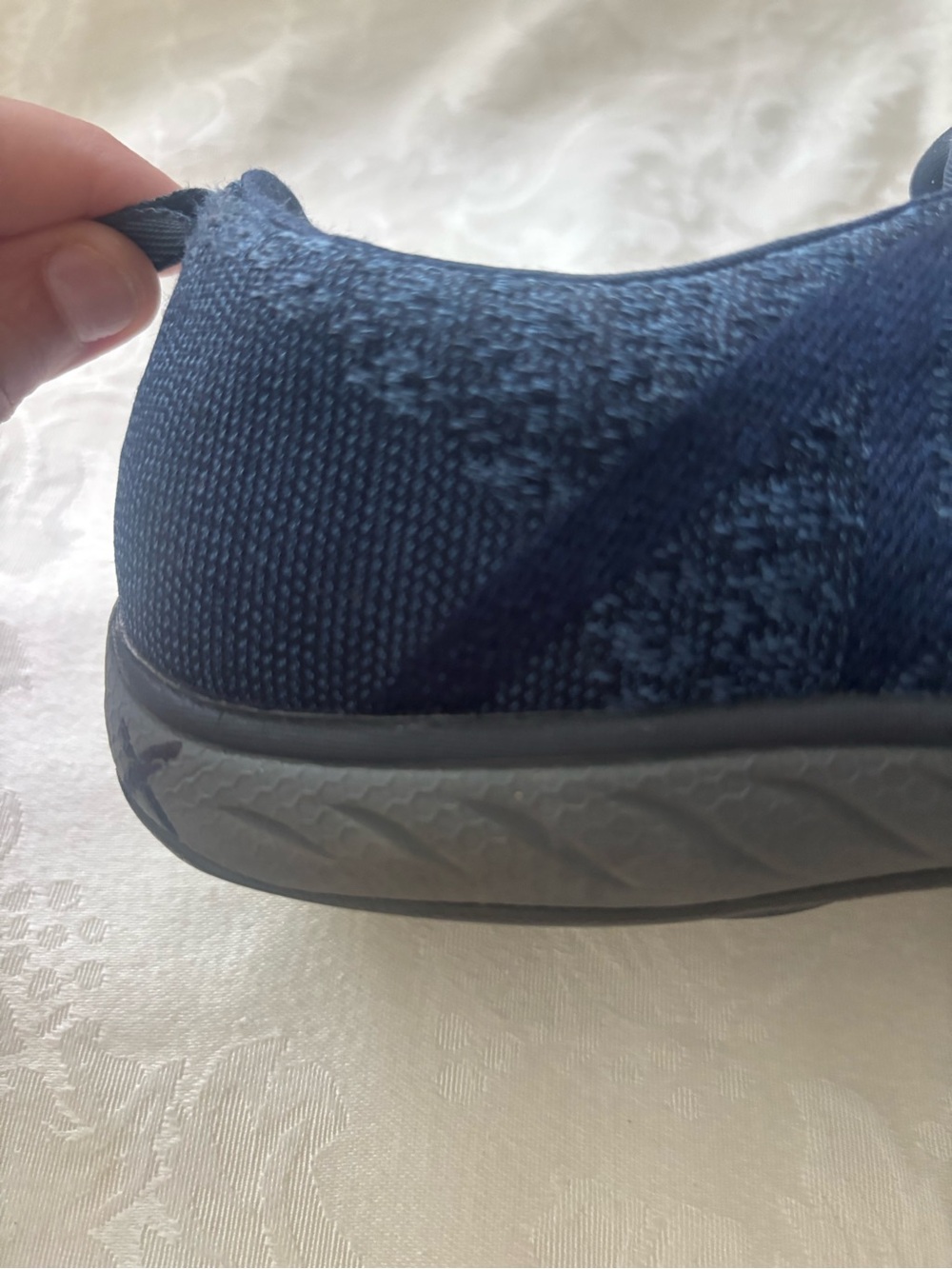 Skechers Navy Relaxed Fit Breathe Easy Sere-Knity Shoes, Size 9 - Picture 10 of 13